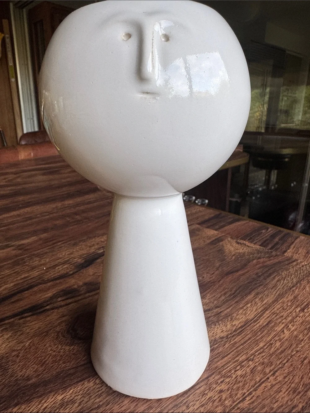 West Elm x Claymen ceramic face planter vase